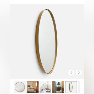 Schoolhouse Marigold 20” Round Grant Mirror